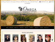 Tablet Screenshot of omegafuneralhome.com